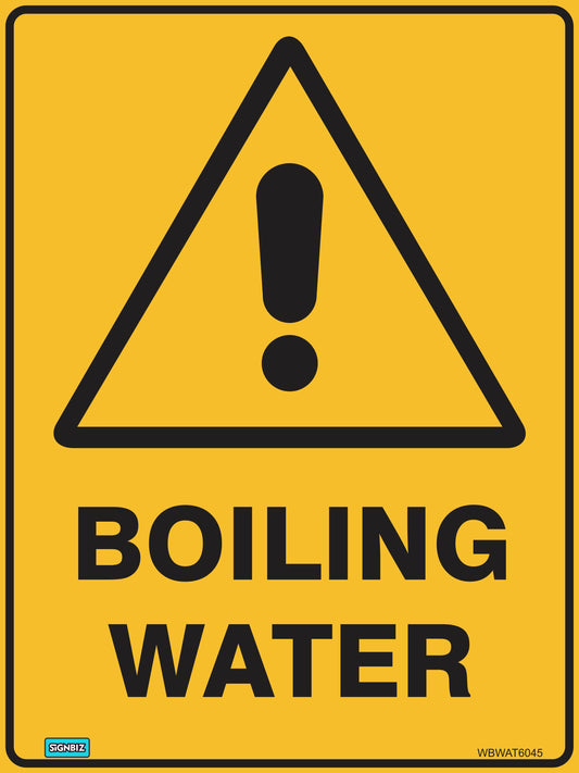 Warning Boiling Water