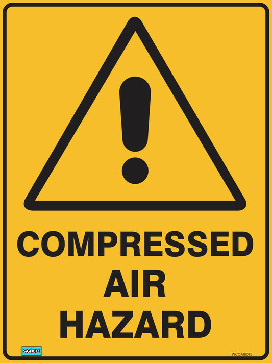 Warning Compressed Air