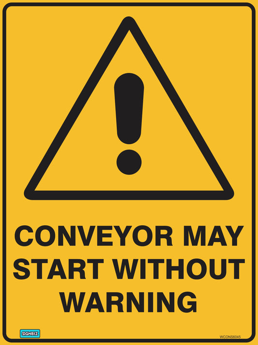 Warning Conveyor May Start