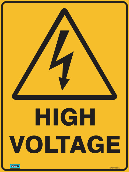 Warning High Voltage