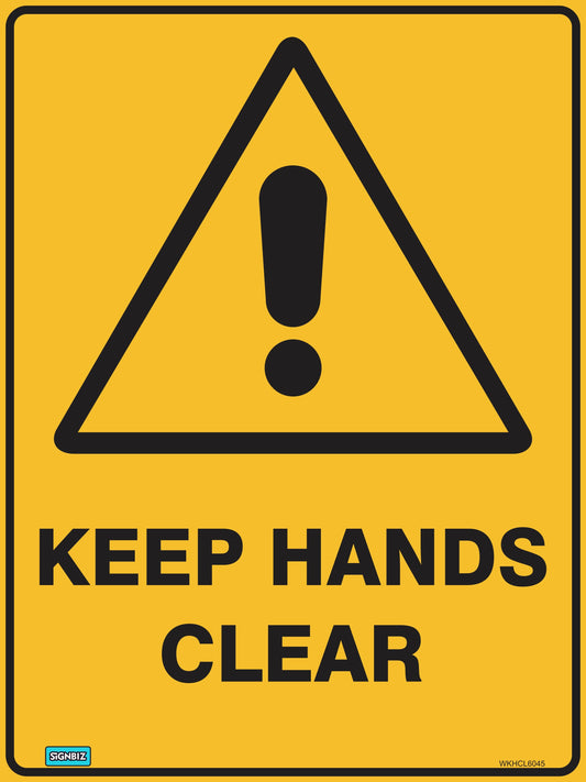 Warning Keep Hands Clear