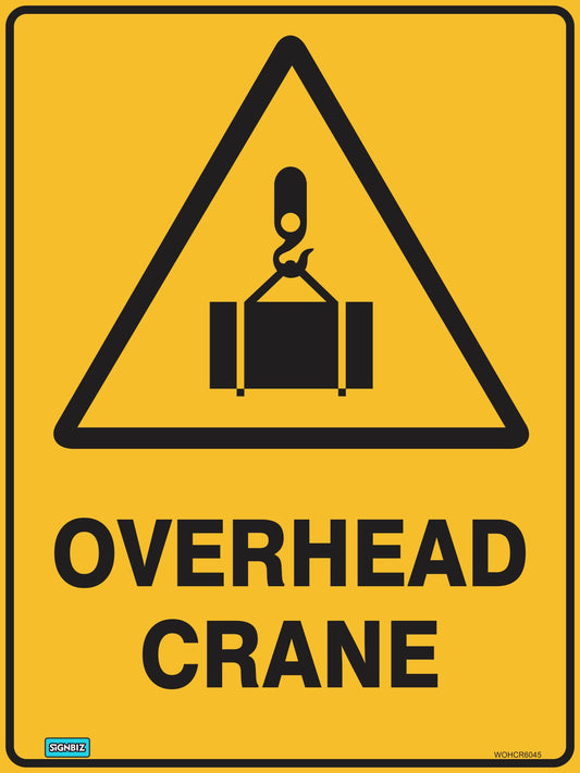 Warning Overhead Crane
