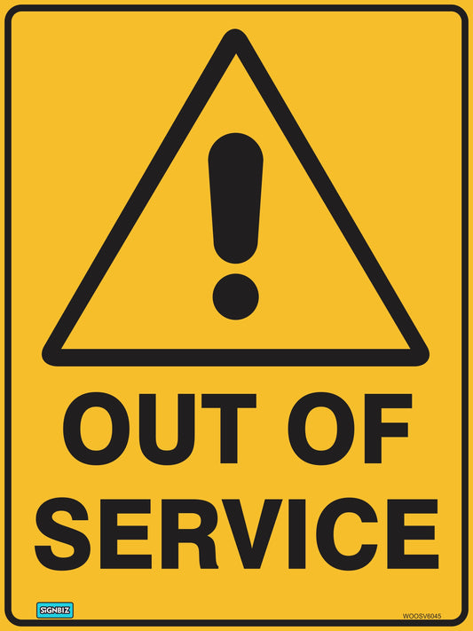 Warning Out Of Service