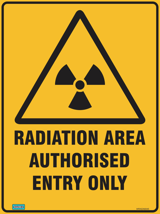 Warning Radiation Area