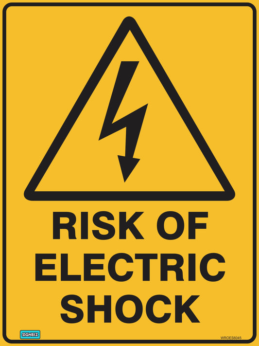 Warning Risk Of Elec Shock