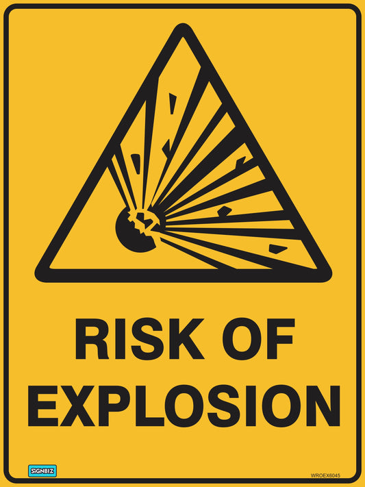 Warning Risk Of Explosion