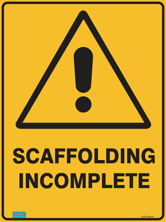 Warning Scaffolding Incomplete