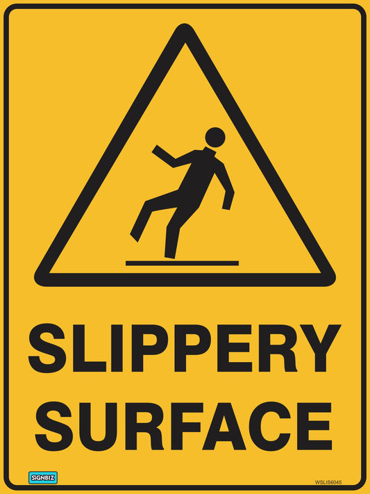 Warning Slippery Surface