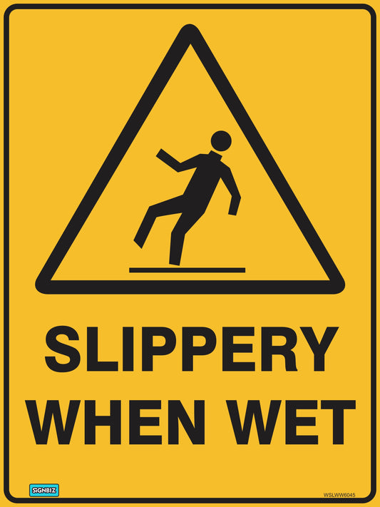 Warning Slippery When Wet