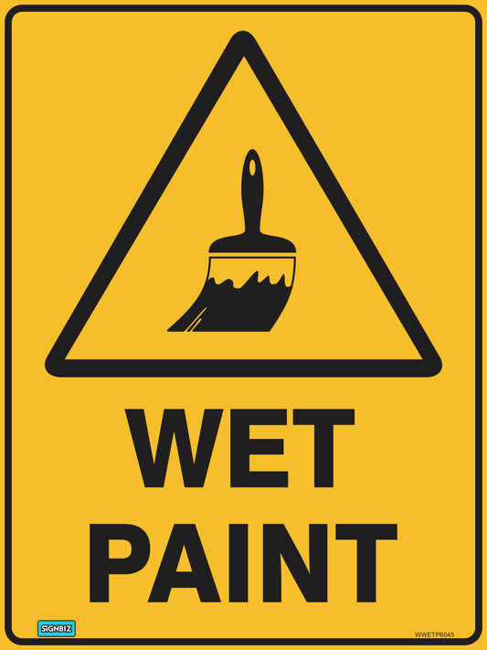 Warning Wet Paint