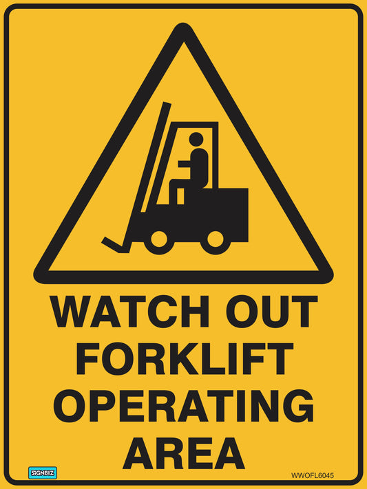 Warning Watch Out Forklift