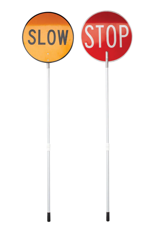 Stop/Slow Batons With Aluminium Telescopic Handle