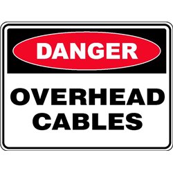 DANGER OVERHEAD CABLES