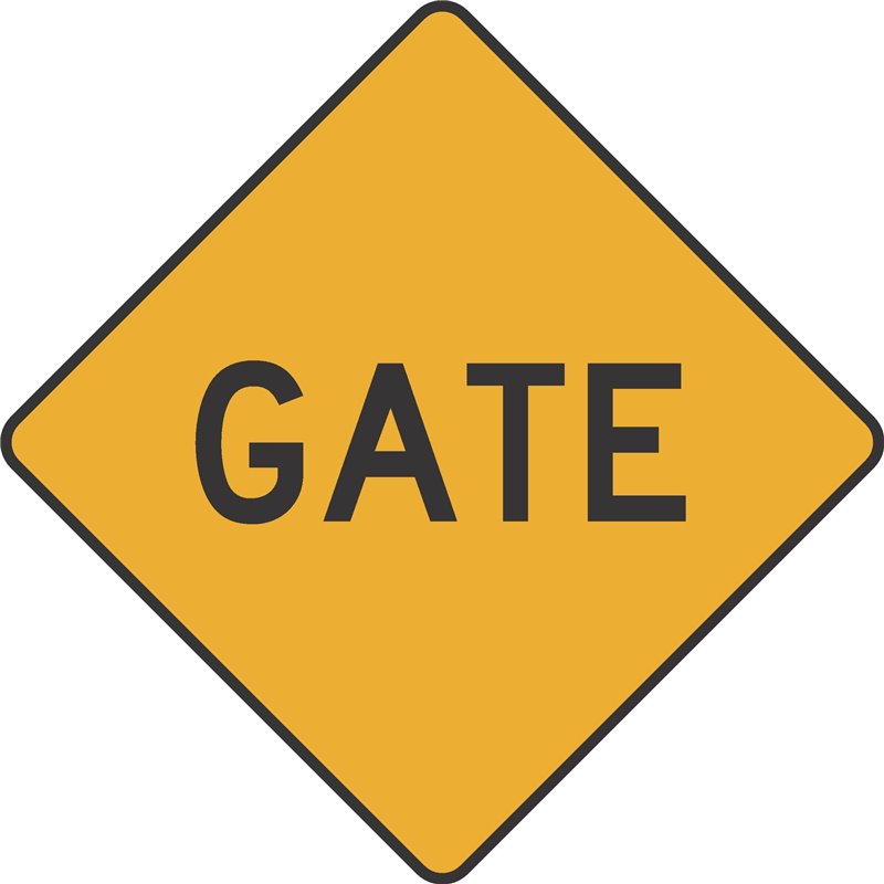 WARNING GATE