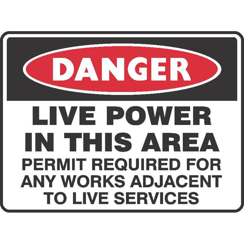 DANGER LIVE POWER IN THIS AREA