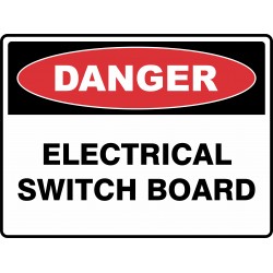 DANGER ELECTRICAL SWITCH BOARD