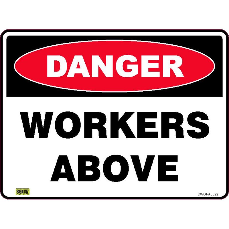 DANGER WORKERS ABOVE