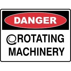 DANGER ROTATING MACHINERY