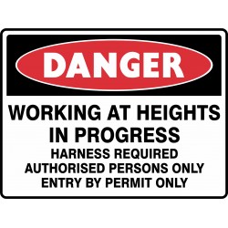 DANGER WORKING AT HEIGHTS...