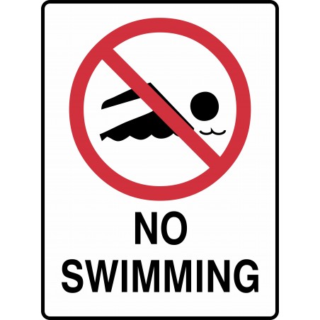 PROHIBITION NO SWIMMING