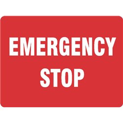 EMERG EMERGENCY STOP