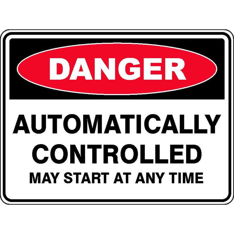 DANGER AUTO CONTROLLED