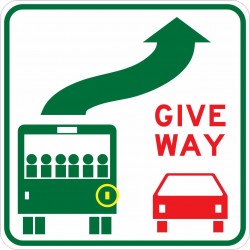 GIVE WAY TO BUS