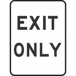 EXIT ONLY