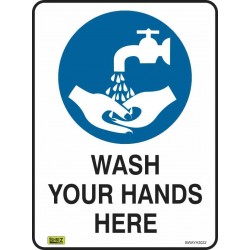 BATHROOM WASH YOUR HANDS HERE