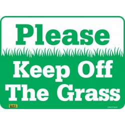 PLEASE KEEP OFF THE GRASS