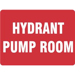 FIRE HYDRANT PUMP ROOM