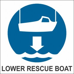 IMO LOWER RESCUE BOAT