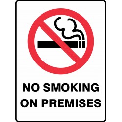 PROHIBITION NO SMOKING ON...
