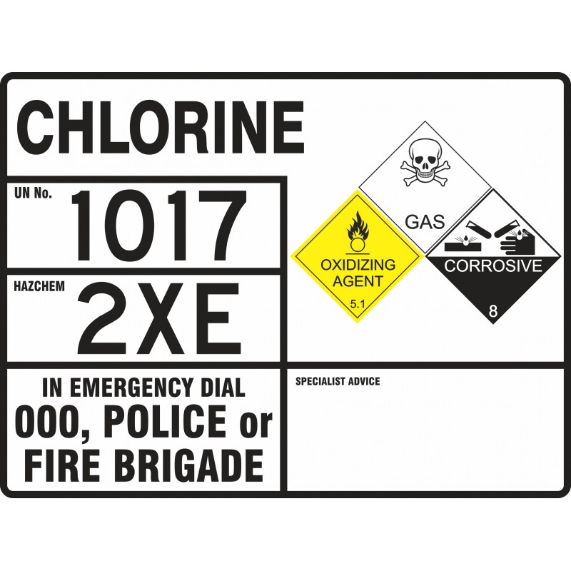 dangerous-goods-chlorine-vehicle-emergency-info-panel