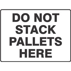 GENERAL DO NOT STACK PALLETS