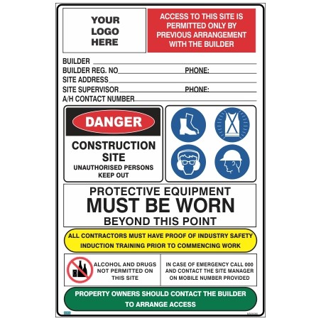 MANDATORY MULTI SITE SAFETY SIGN