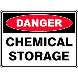 DANGER CHEMICAL STORAGE