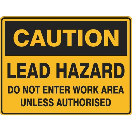 CAUTION LEAD HAZARD