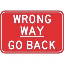 WRONG WAY GO BACK