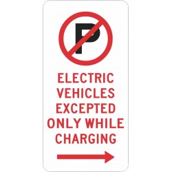NO PARKING ELECTRIC...