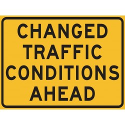 CHANGED TRAFFIC CONDITIONS...