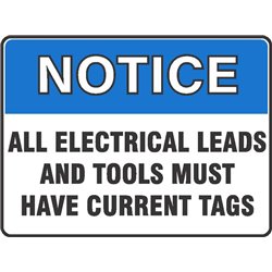 NOTICE ALL ELECTRICAL EQUIP.