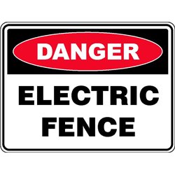 DANGER ELECTRIC FENCE