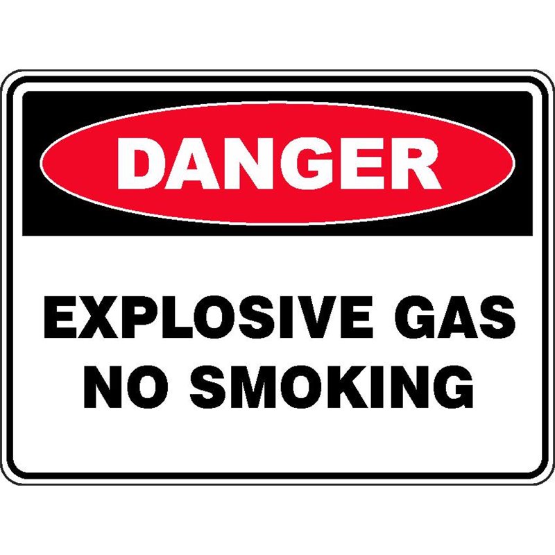 DANGER EXPLOSIVE GAS