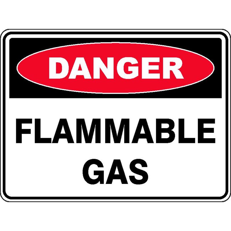 DANGER FLAMMABLE GAS