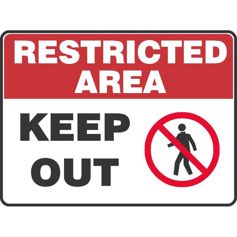 RESTRICTED KEEP OUT