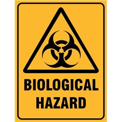 WARNING BIOLOGICAL HAZARD