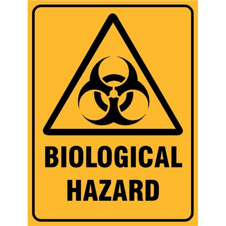 WARNING BIOLOGICAL HAZARD