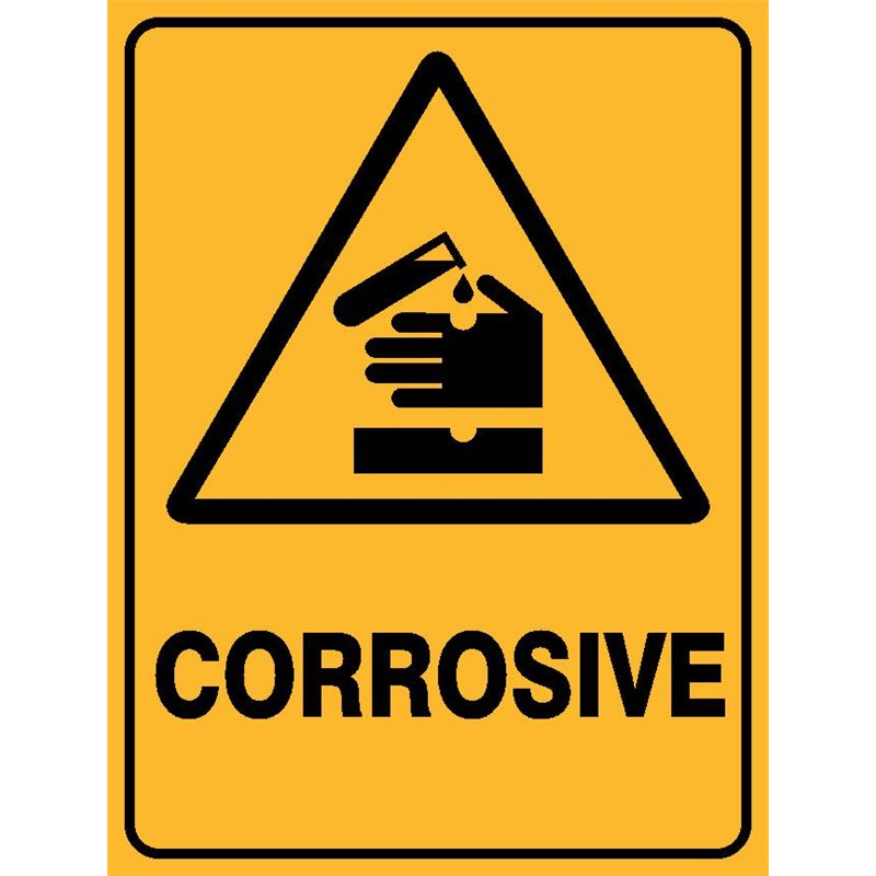 WARNING CORROSIVE