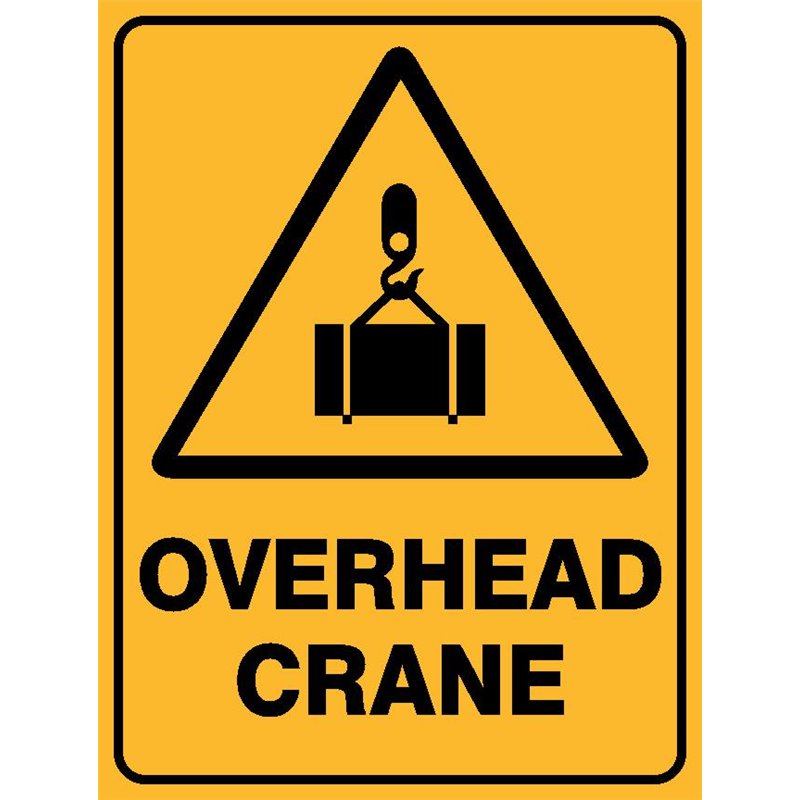 WARNING OVERHEAD CRANE